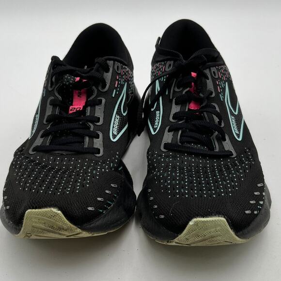 Brooks Glycerin 20 Womens Size 9 Running Shoes Black Pink Teal 1203691B005 - Picture 1 of 14
